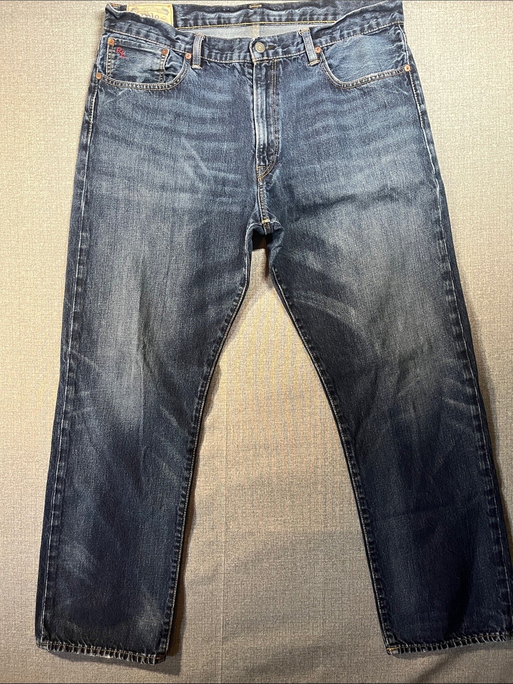 Ralph Lauren Polo Men’s Straight-Leg Dark Blue Jeans, size 36x32